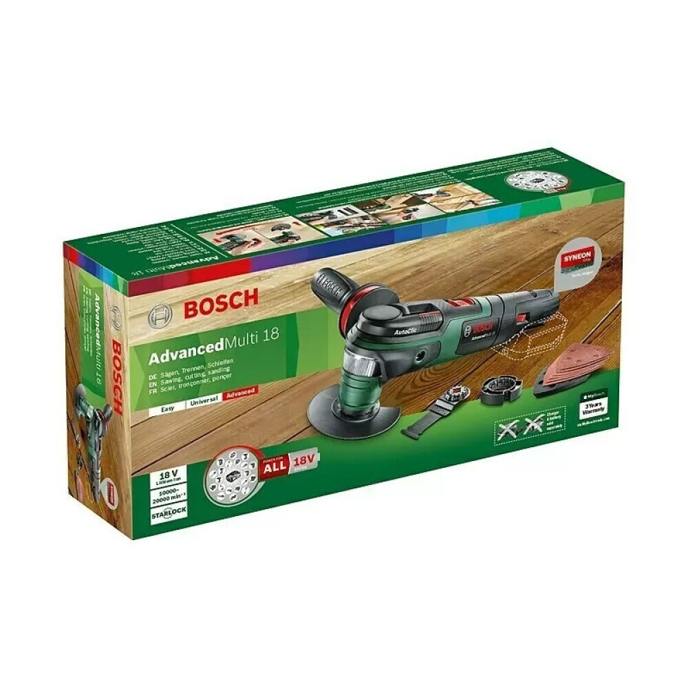 Bosch AdvancedMulti 18 Solo Παλινδρομικό Πολυεργαλείο 18V Solo με Ρύθμιση Ταχύτητας - Image 7