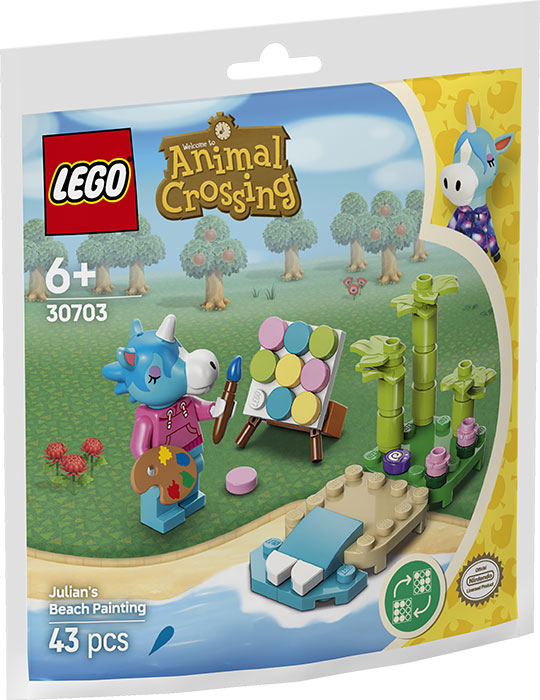 Lego Animal Crossing Julian's Beach Painting για 6+ Ετών 43τμχ