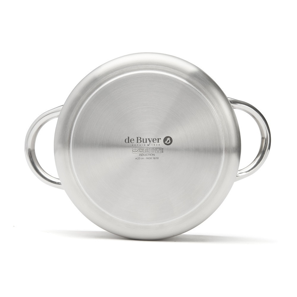 De Buyer Βαθιά Ανοξείδωτη Κατσαρόλα 3.1lt / 20cm 3505.20 - Image 6