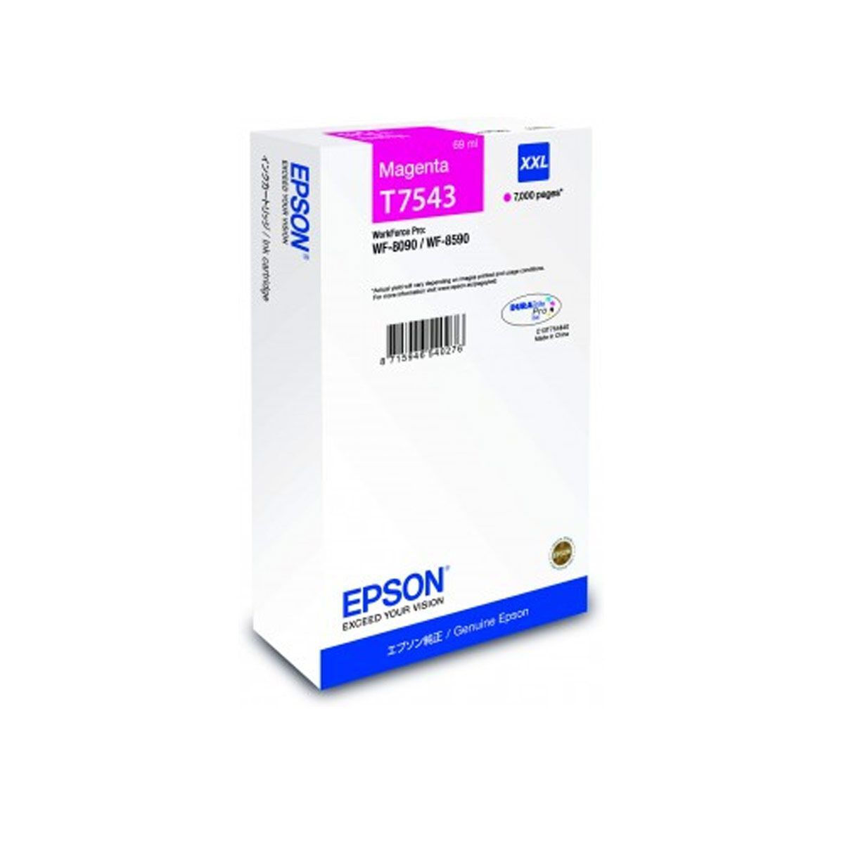 Epson WF-8090 / WF-8590 Γνήσιο Μελάνι Εκτυπωτή InkJet Ματζέντα (C13T75434N) - Image 2