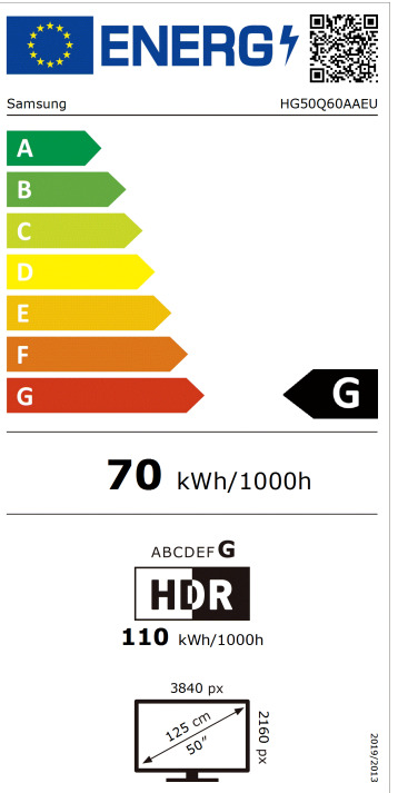 Samsung Smart Τηλεόραση 50" 4K UHD QLED HQ60A HDR (2021) HG50Q60AAEUXEN - Image 2