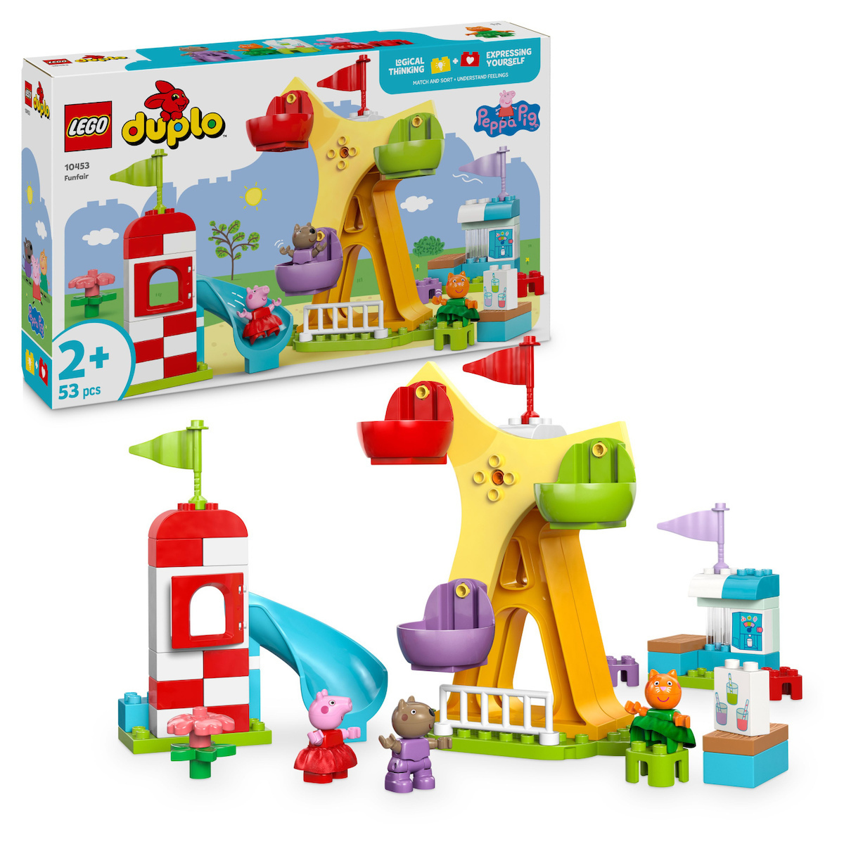 Lego Duplo Peppa Pig: Funfair για 2+ Ετών 53τμχ - Image 2