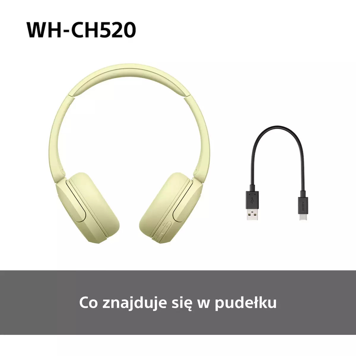 Sony WH-CH520 Ασύρματα / Ενσύρματα On Ear Ακουστικά με 50 ώρες Λειτουργίας και Quick Charge Κίτρινα - Image 11