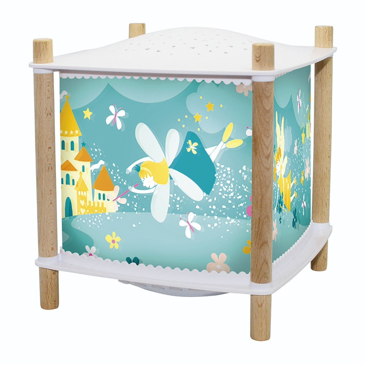 Trousselier Led Περιστρεφόμενο Παιδικό Φωτιστικό Projector Princess με Προβολή Αστεριών Πολύχρωμο