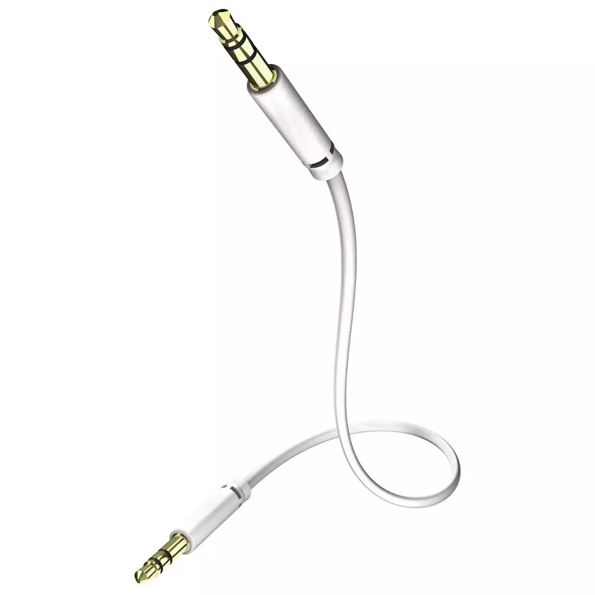 Inakustik Καλώδιο 3.5mm male - 3.5mm male Λευκό 0.75m (0031010075) 5τμχ - Image 3