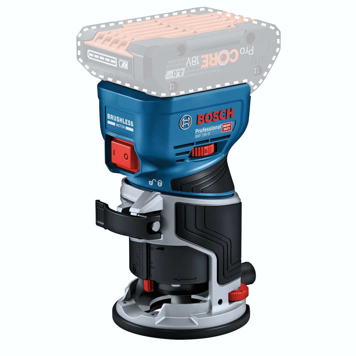 Bosch GKF 18V-8 Κάθετη Φρέζα 18V Solo - Image 2