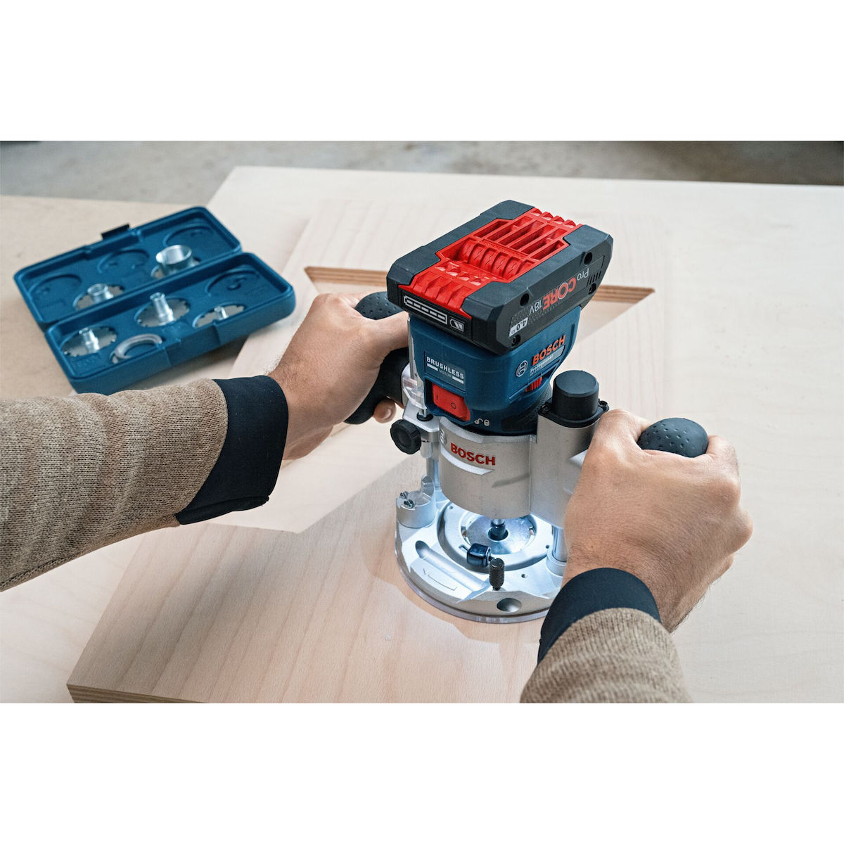 Bosch GKF 18V-8 Κάθετη Φρέζα 18V Solo - Image 7