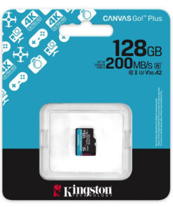 Alternative view of Kingston Canvas Go Plus microSDXC 128GB Class 10 U3 A2 UHS-I
