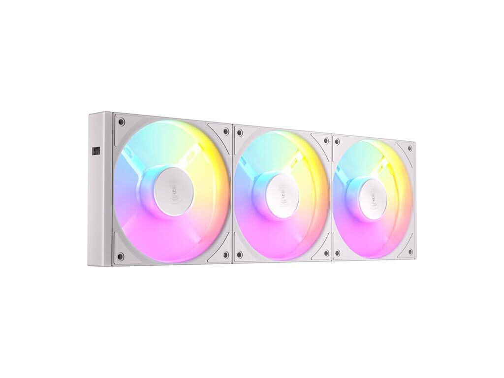 Antec C120 Case Fan με ARGB Φωτισμό και Σύνδεση 3-Pin / 4-Pin PWM 3τμχ Λευκό - Image 2