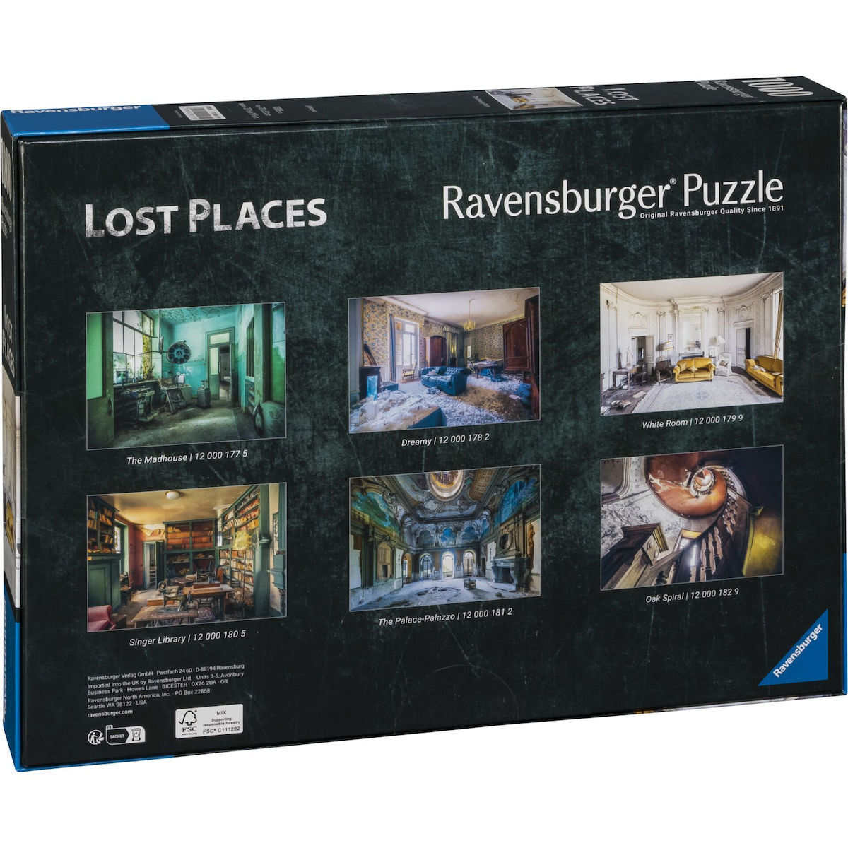 Lost Places White Room Puzzle 2D 1000 Κομμάτια - Image 3