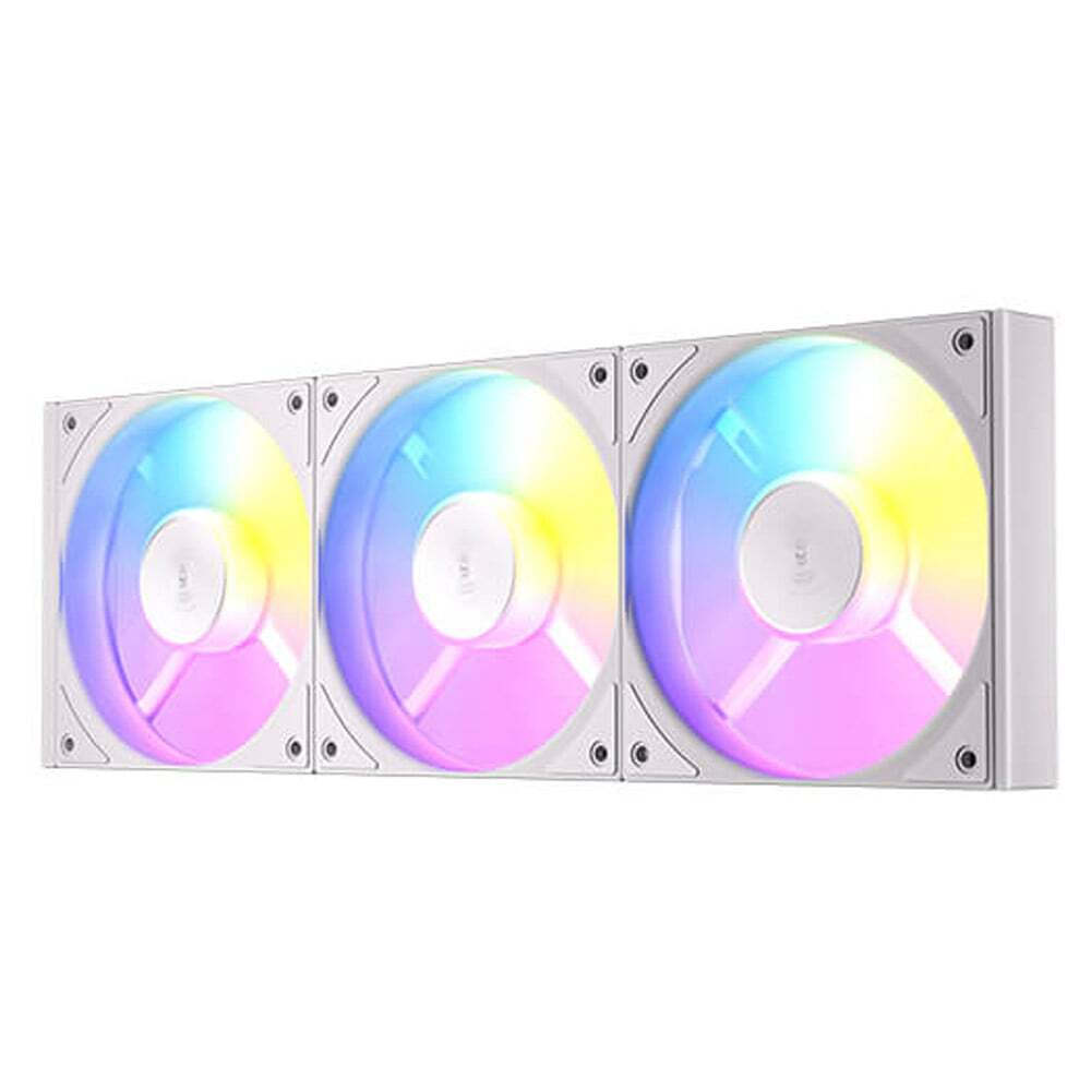 Antec C120 Case Fan με ARGB Φωτισμό και Σύνδεση 3-Pin / 4-Pin PWM 3τμχ Λευκό - Image 3