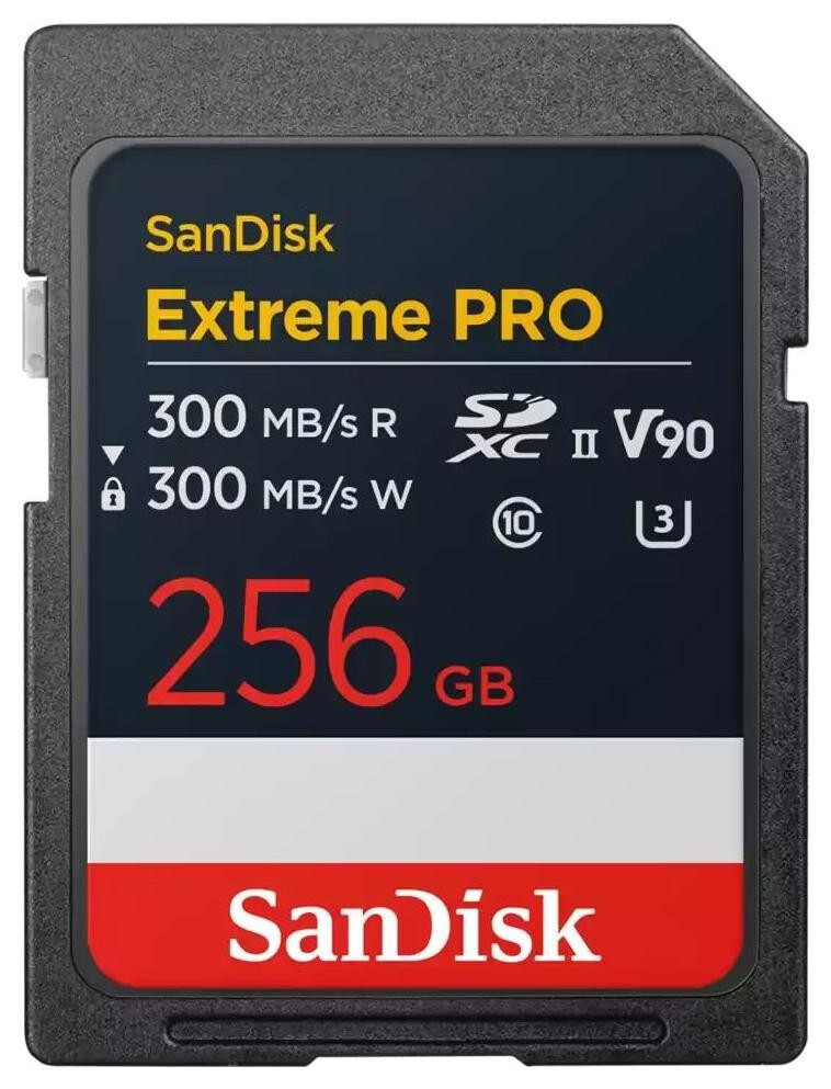 Sandisk Sdxc 256gb Extreme Pro Uhs-ii V90 8k 300mb/s
