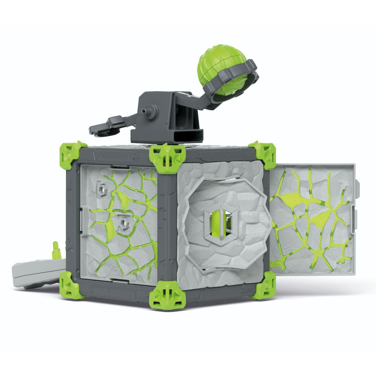 Schleich-S Παιχνίδι Μινιατούρα Battlecave Stone Chameleon Γκρι - Image 6
