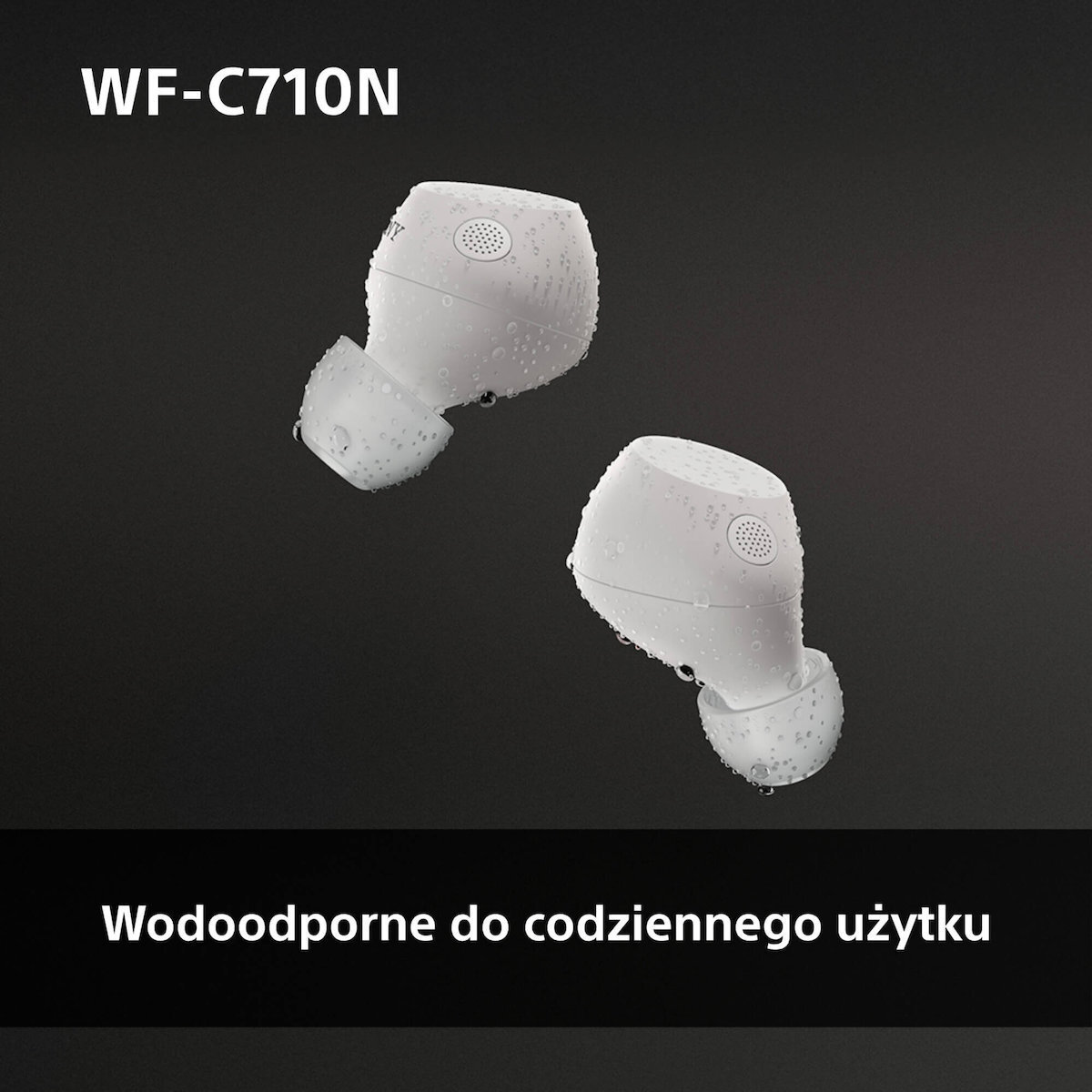 Sony WF-C710N In-ear Bluetooth Handsfree Ακουστικά με Αντοχή στον Ιδρώτα και Θήκη Φόρτισης Λευκά - Image 5