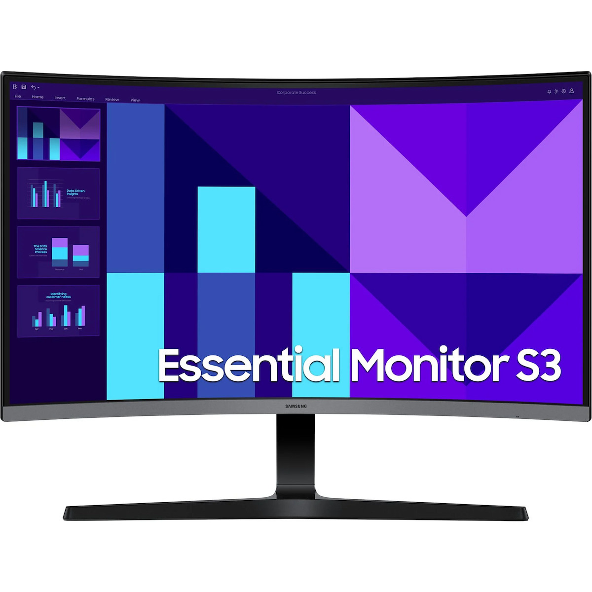 Samsung Essential Monitor S3 S39GD 27" VA Curved FHD 1920x1080