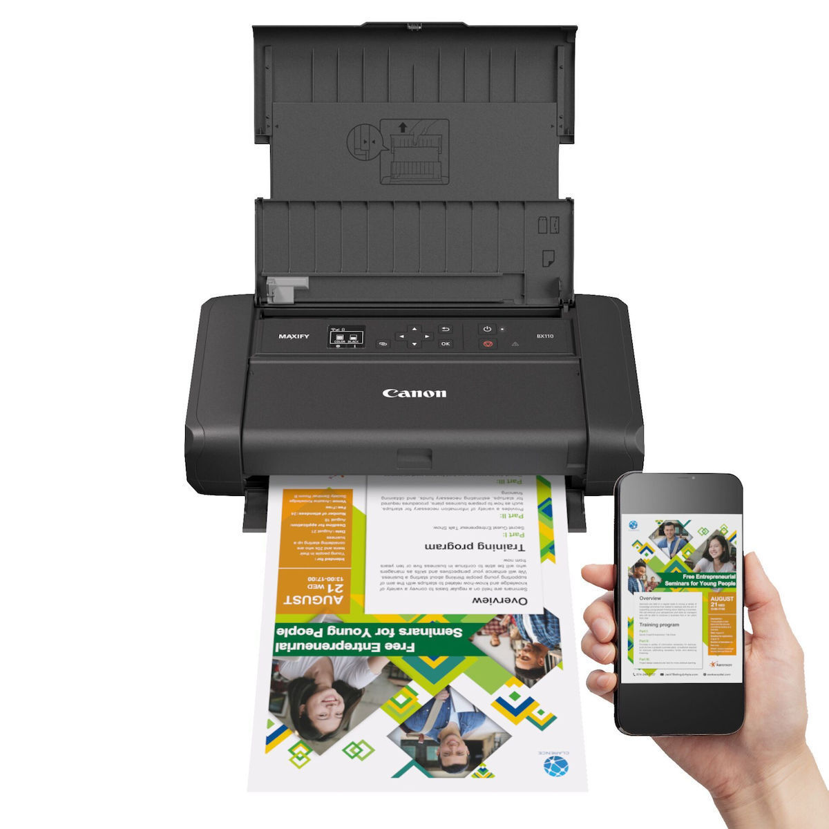 Canon MAXIFY BX110 Έγχρωμoς Εκτυπωτής Inkjet - Image 5