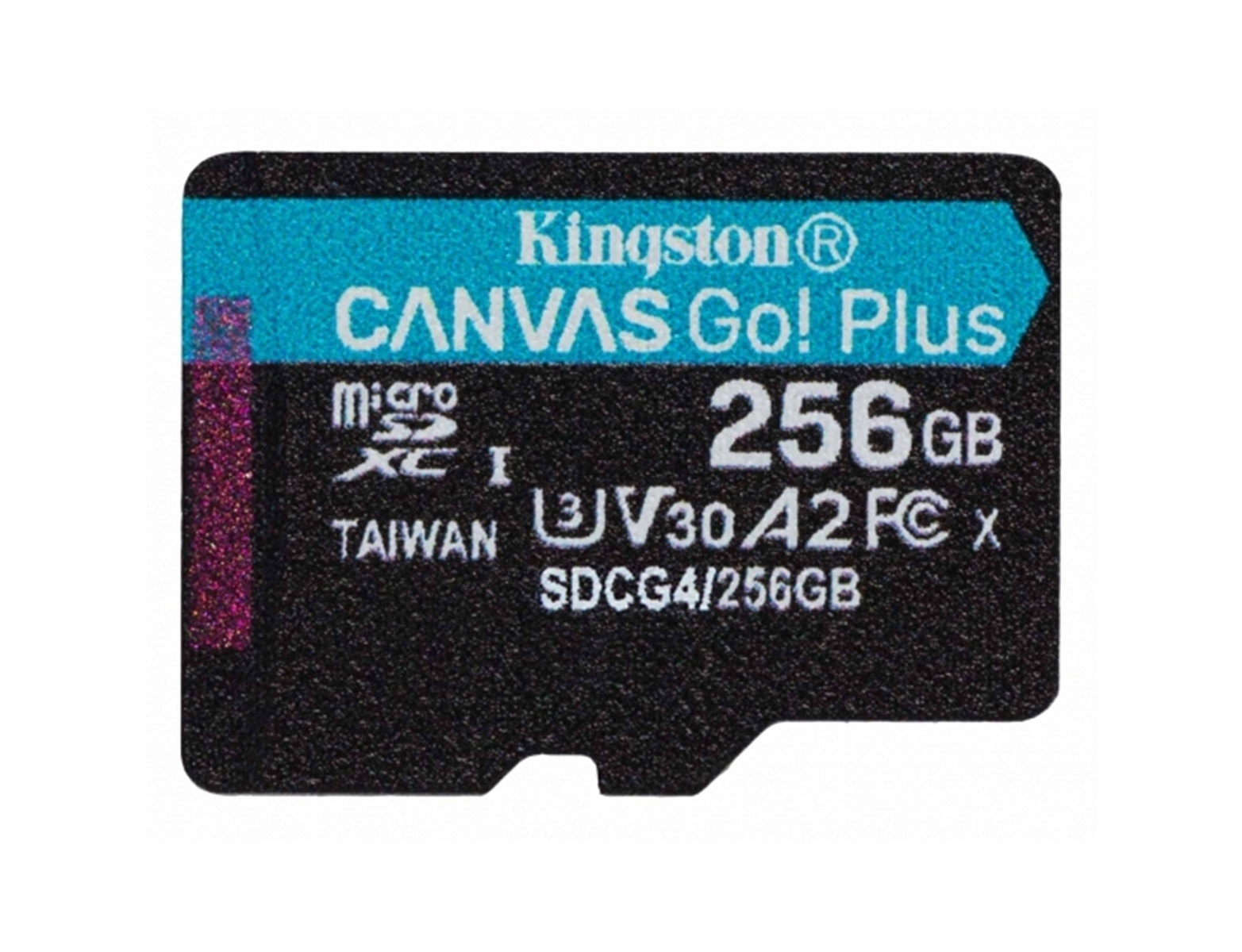 Kingston Canvas Go Plus microSDXC 256GB Class 10 U3 V30 A2 UHS-I με αντάπτορα