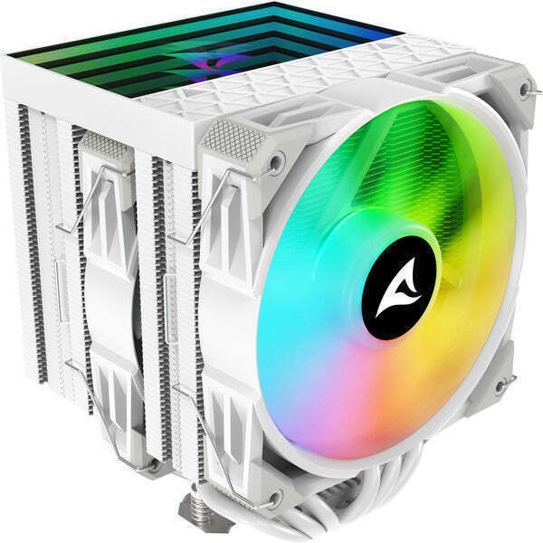 Sharkoon A60 RGB Ψύκτρα Επεξεργαστή για Socket AM4/AM5/1200/115x/1700 Λευκή - Image 2