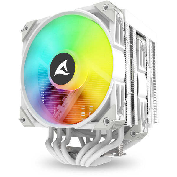 Sharkoon A60 RGB Ψύκτρα Επεξεργαστή για Socket AM4/AM5/1200/115x/1700 Λευκή - Image 4