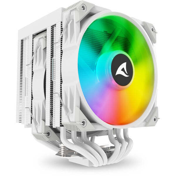 Sharkoon A60 RGB Ψύκτρα Επεξεργαστή για Socket AM4/AM5/1200/115x/1700 Λευκή - Image 5