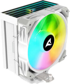 Sharkoon A50 Ψύκτρα Επεξεργαστή για Socket AM4/AM5/1200/115x/1700 με RGB Φωτισμό Λευκή
