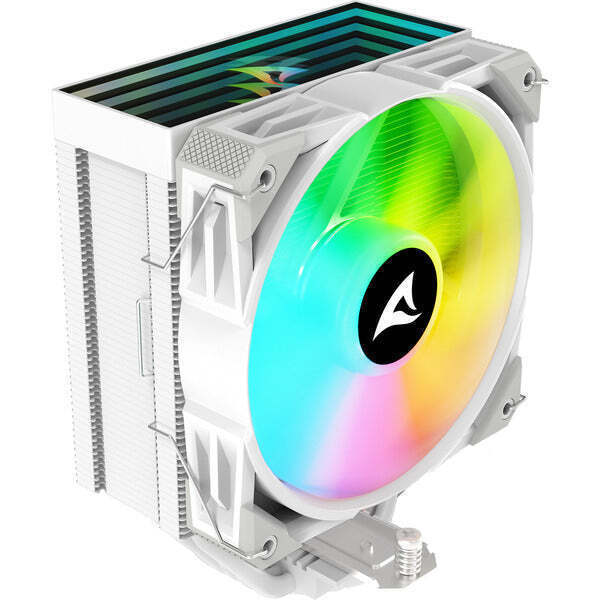 Sharkoon A50 Ψύκτρα Επεξεργαστή για Socket AM4/AM5/1200/115x/1700 με RGB Φωτισμό Λευκή - Image 2