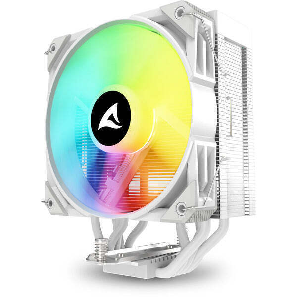 Sharkoon A50 Ψύκτρα Επεξεργαστή για Socket AM4/AM5/1200/115x/1700 με RGB Φωτισμό Λευκή - Image 4