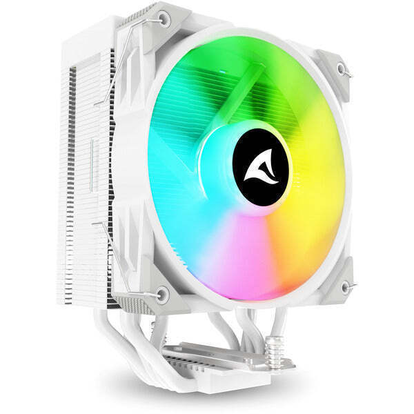 Sharkoon A50 Ψύκτρα Επεξεργαστή για Socket AM4/AM5/1200/115x/1700 με RGB Φωτισμό Λευκή - Image 5