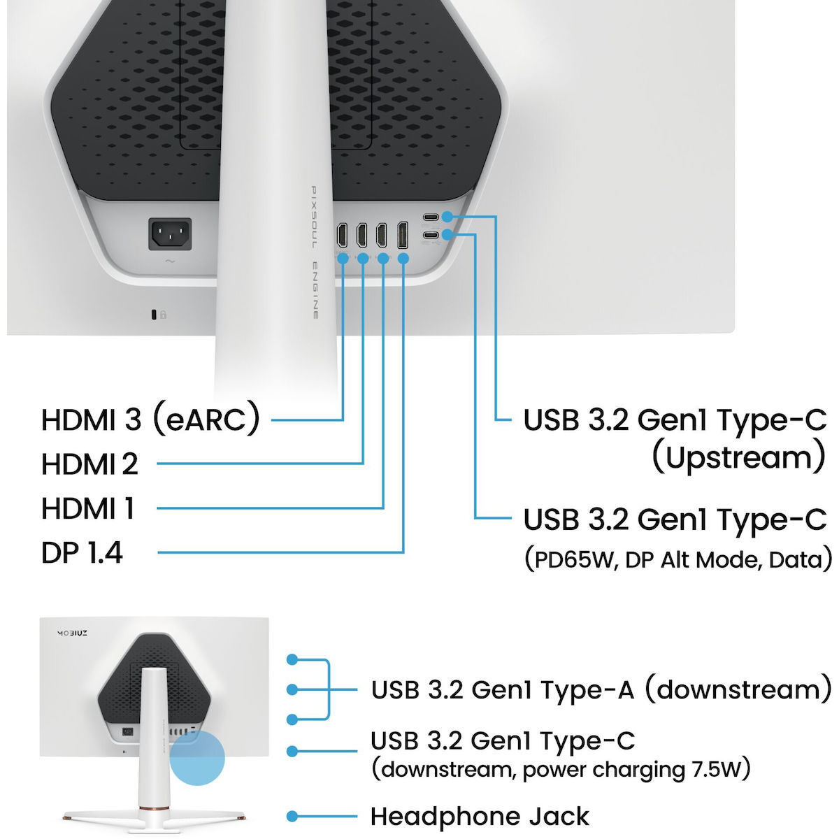 BenQ Mobiuz EX271U 27" IPS HDR 4K 3840x2160 - Image 7