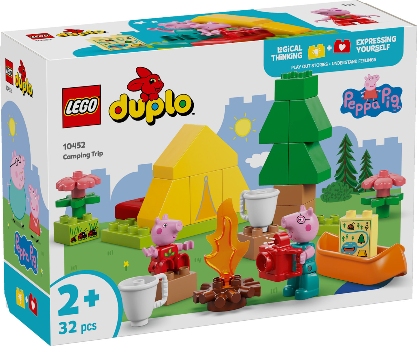Lego Duplo Peppa Pig: Camping Trip για 2+ Ετών 32τμχ