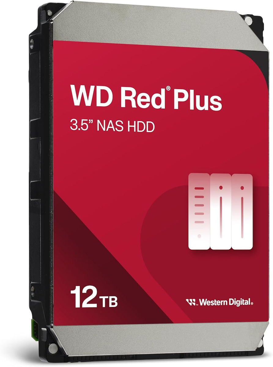 Western Digital Red Plus 12TB HDD Σκληρός Δίσκος 3.5" SATA III 7200rpm με 256MB Cache για NAS WD120EFGX - Image 2