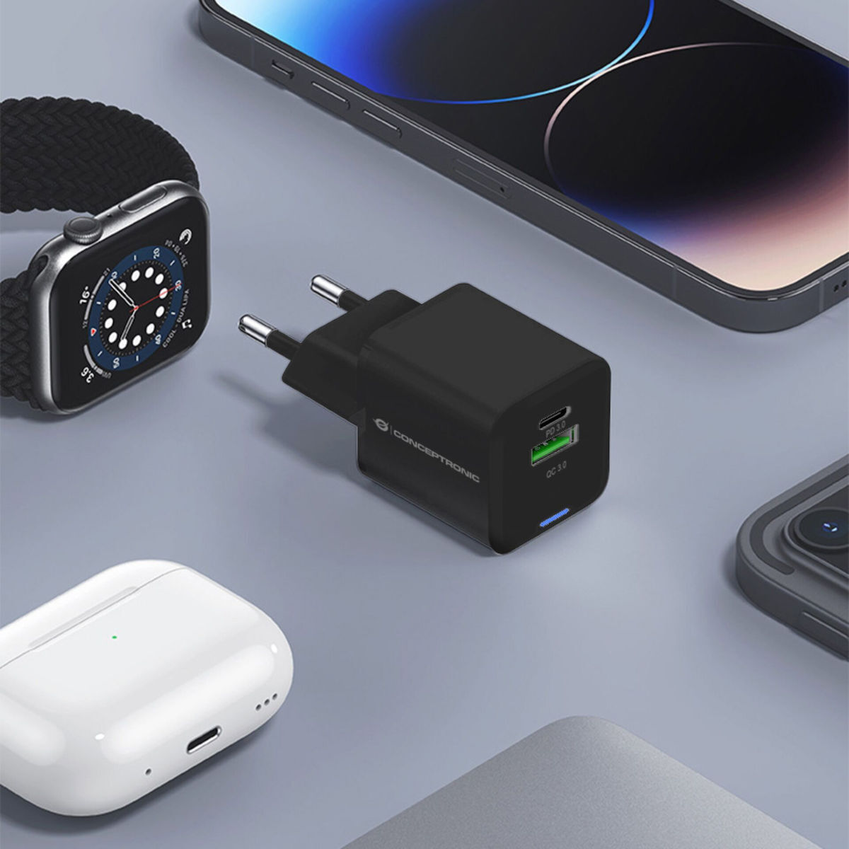 Conceptronic ALTHEA15B USB-C Χωρίς Καλώδιο 20W - Image 4