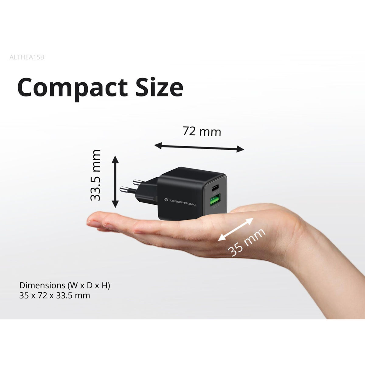 Conceptronic ALTHEA15B USB-C Χωρίς Καλώδιο 20W - Image 9