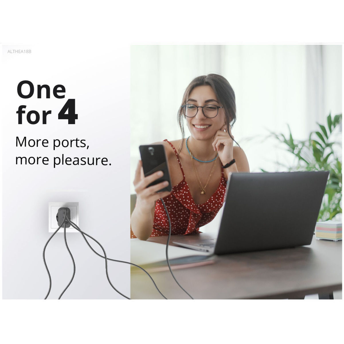 Conceptronic ALTHEA18B USB-C 100W με Καλώδιο USB-C - USB-C - Image 4