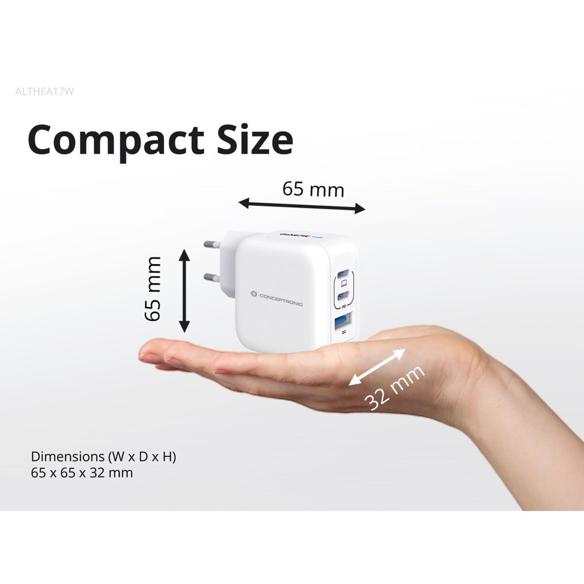 Conceptronic ALTHEA17W USB-C Χωρίς Καλώδιο 67W - Image 6