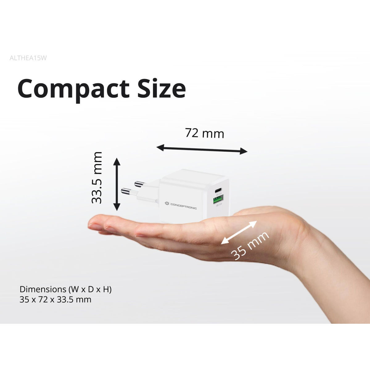 Conceptronic ALTHEA15W USB-C Χωρίς Καλώδιο 20W - Image 10