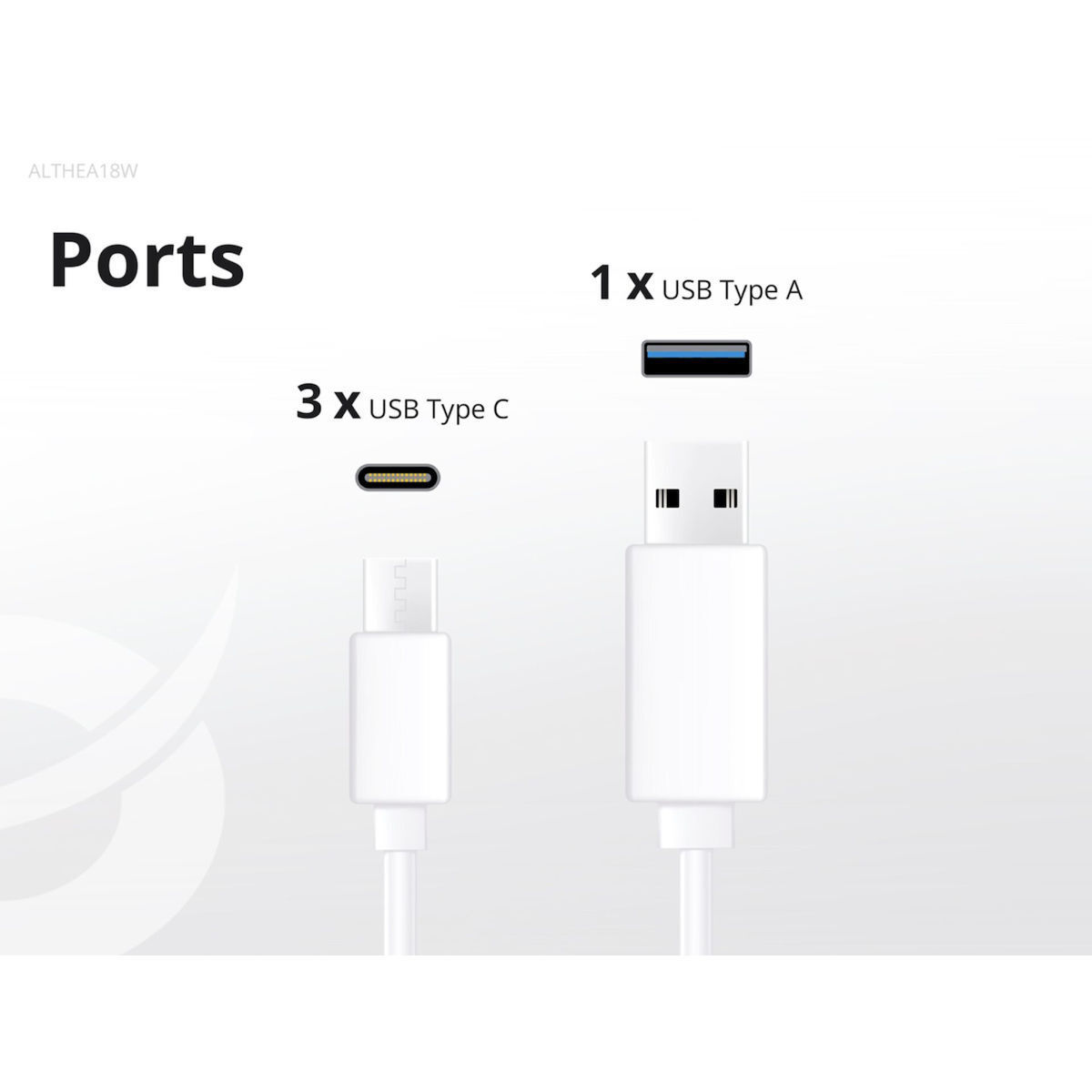 Conceptronic ALTHEA18W USB-C 100W με Καλώδιο USB-C - USB-C - Image 4