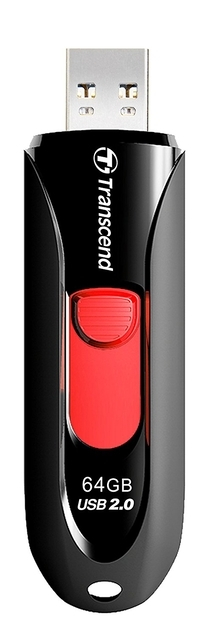 Transcend 64GB USB 2.0 Stick Μαύρο - Image 3