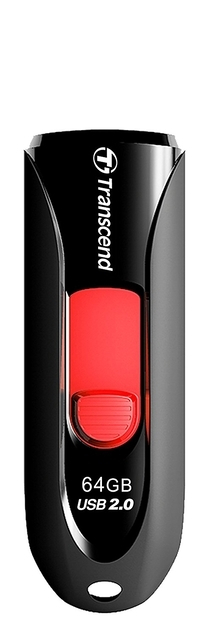 Transcend 64GB USB 2.0 Stick Μαύρο - Image 4