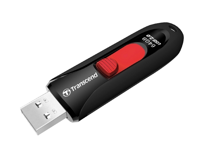 Transcend 64GB USB 2.0 Stick Μαύρο - Image 6