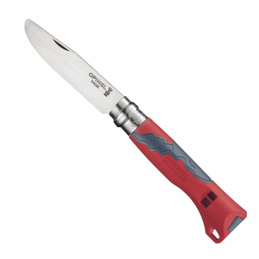 Opinel No.7 Outdoor Junior Σουγιάς Κόκκινος σε Θήκη