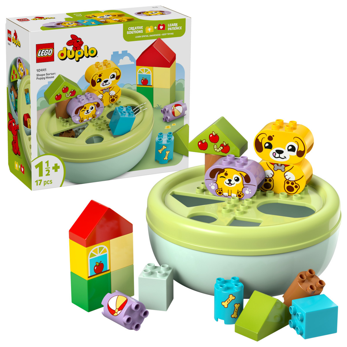 Lego Duplo Shape Sorter: Puppy House για 1.5+ Ετών 17τμχ