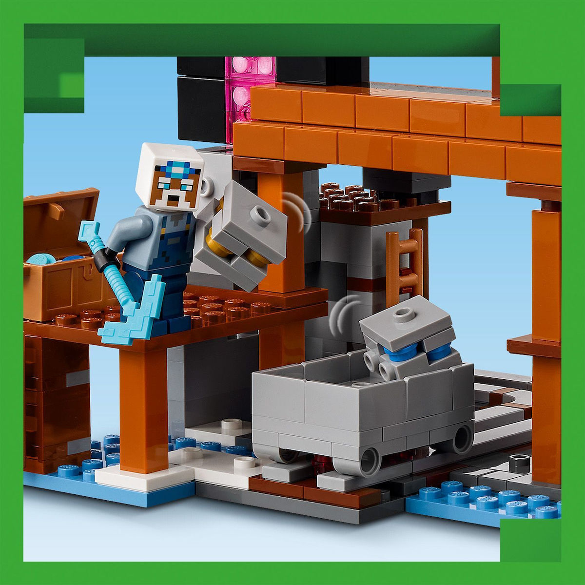 Lego Minecraft The Pickaxe Mine για 8+ Ετών 530τμχ - Image 5