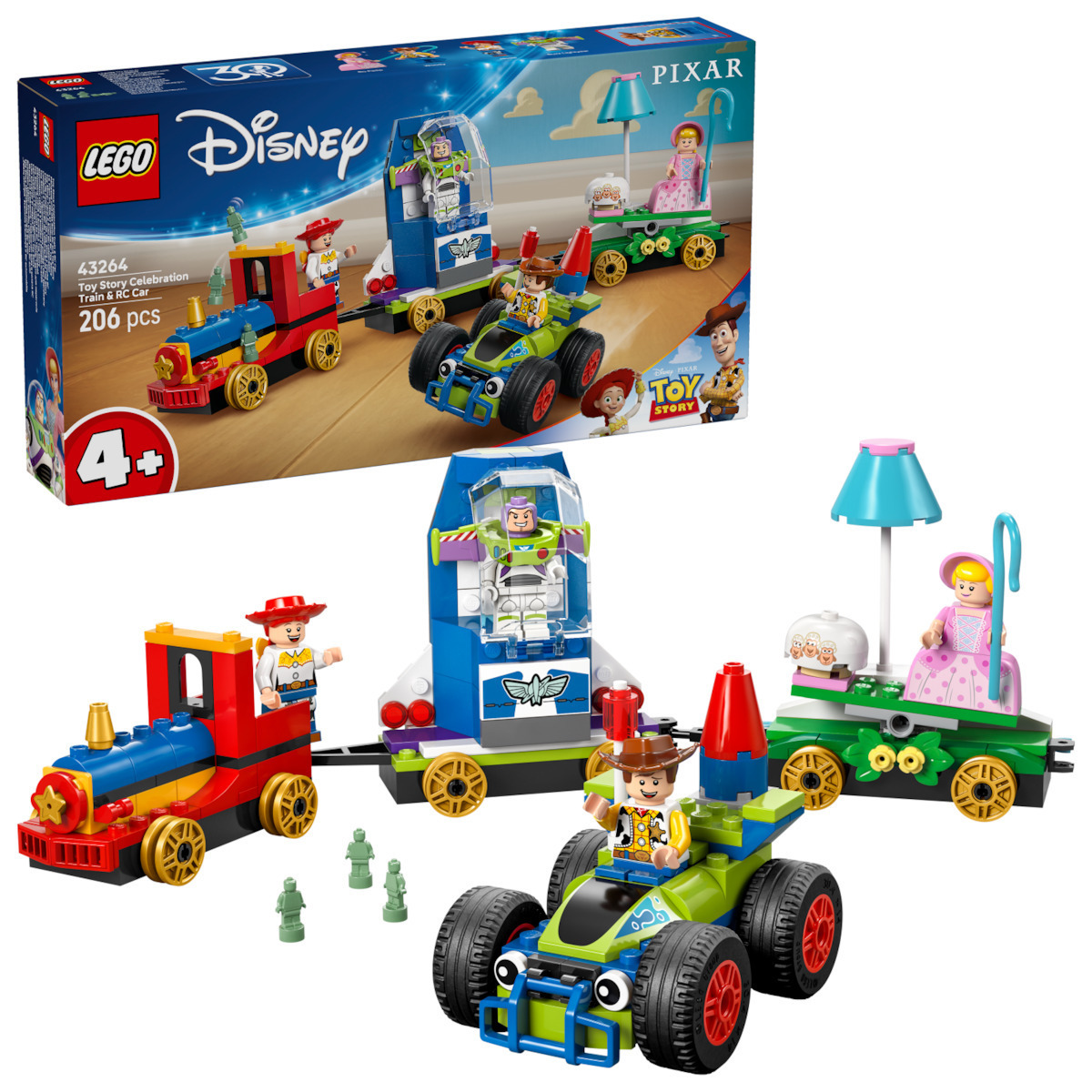 Lego Disney Toy Story Celebration Train & RC Car για 4+ Ετών 206τμχ