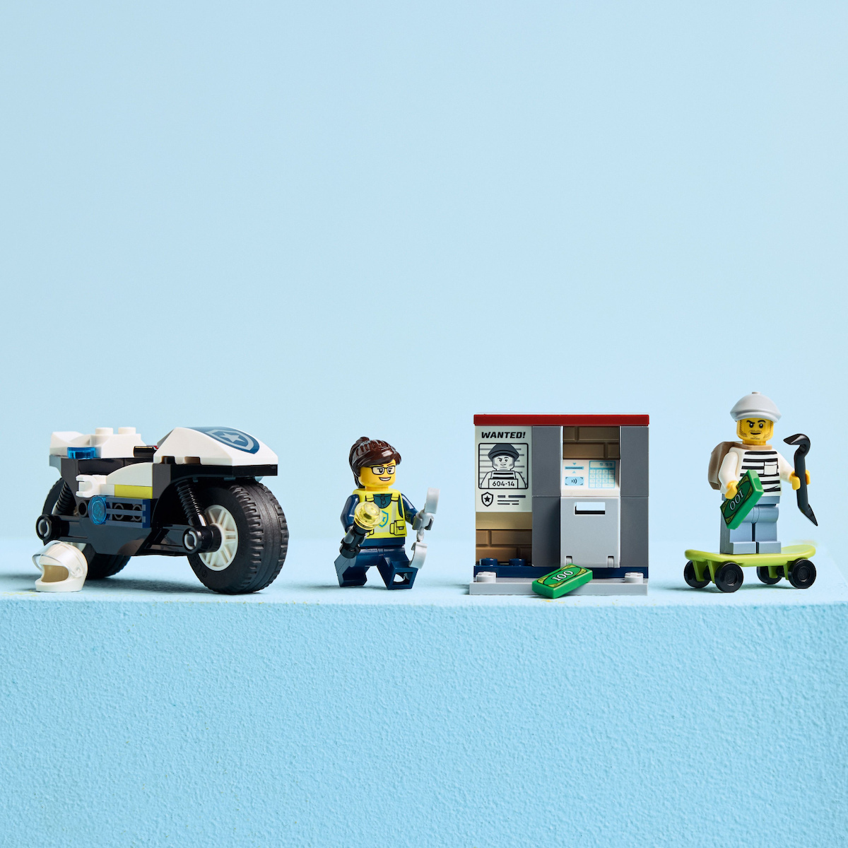 Lego City Police Motorcycle Chase για 4+ Ετών 65τμχ - Image 9