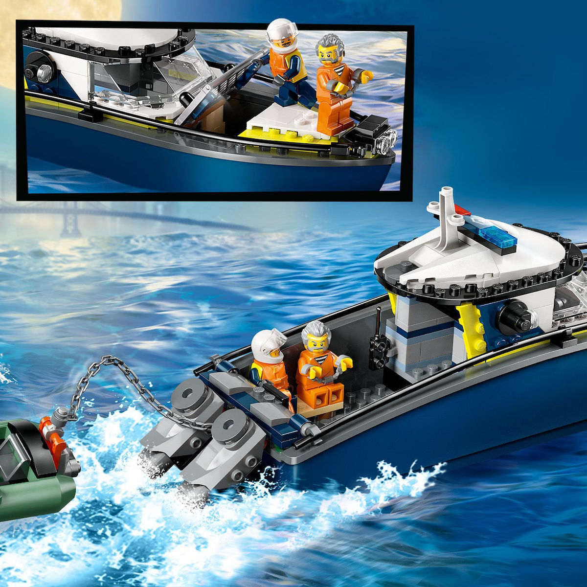 Lego City Police Boat Chase για 6+ Ετών 264τμχ - Image 3