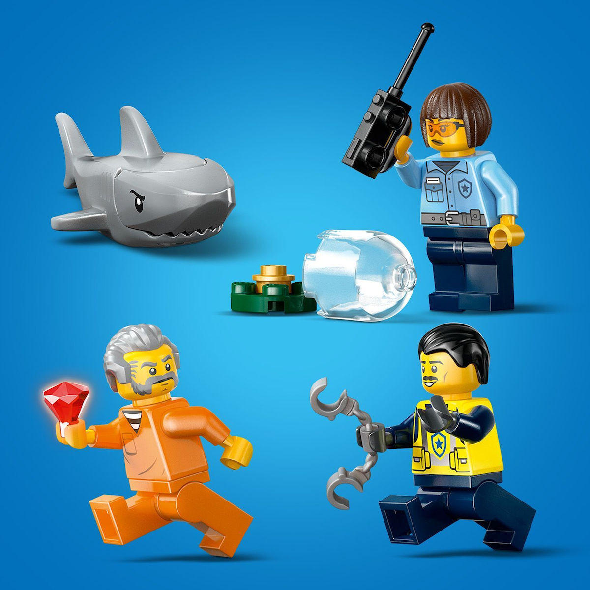 Lego City Police Boat Chase για 6+ Ετών 264τμχ - Image 7