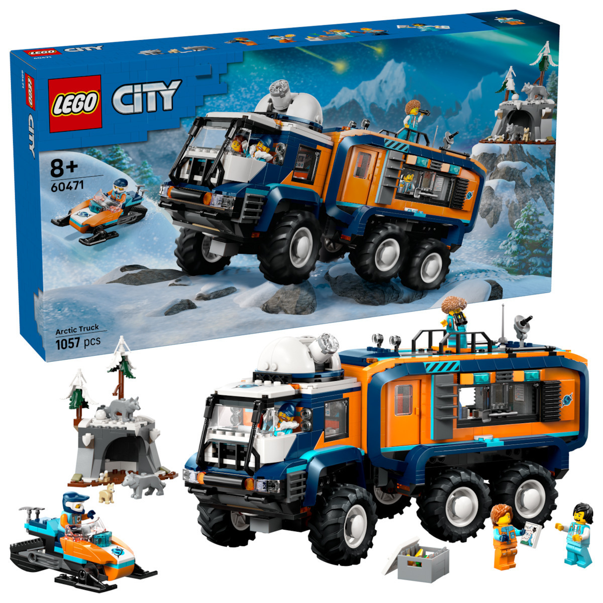 Lego City Arctic Explorer Science Lab Truck για 8+ Ετών 1.064τμχ