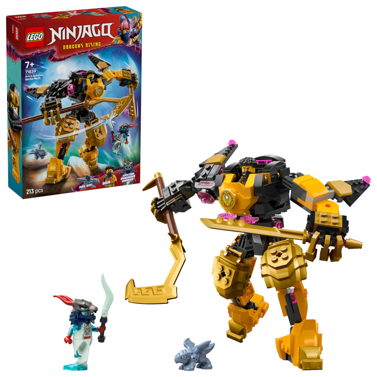 Lego Ninjago Arin's Spinjitzu Battle Mech για 7+ Ετών 213τμχ