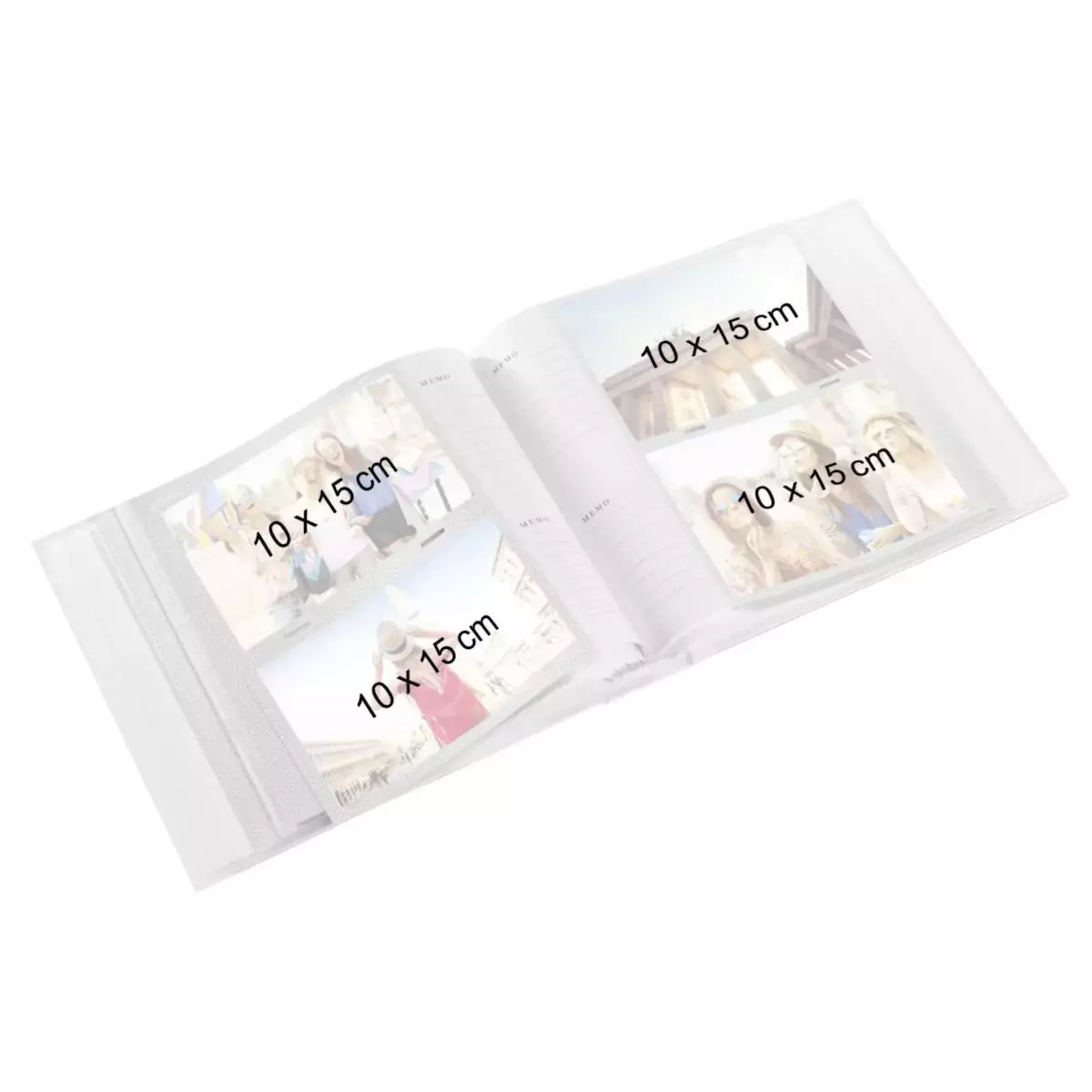 HAMA Άλμπουμ Fine Art για 160 Φωτογραφίες Διαστάσεων 10x15εκ. Γκρι - Image 3